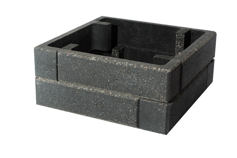 QUADRA BLOCK (Квадраблок) Блок Колонный Магма 290*290*130 Сити Брик